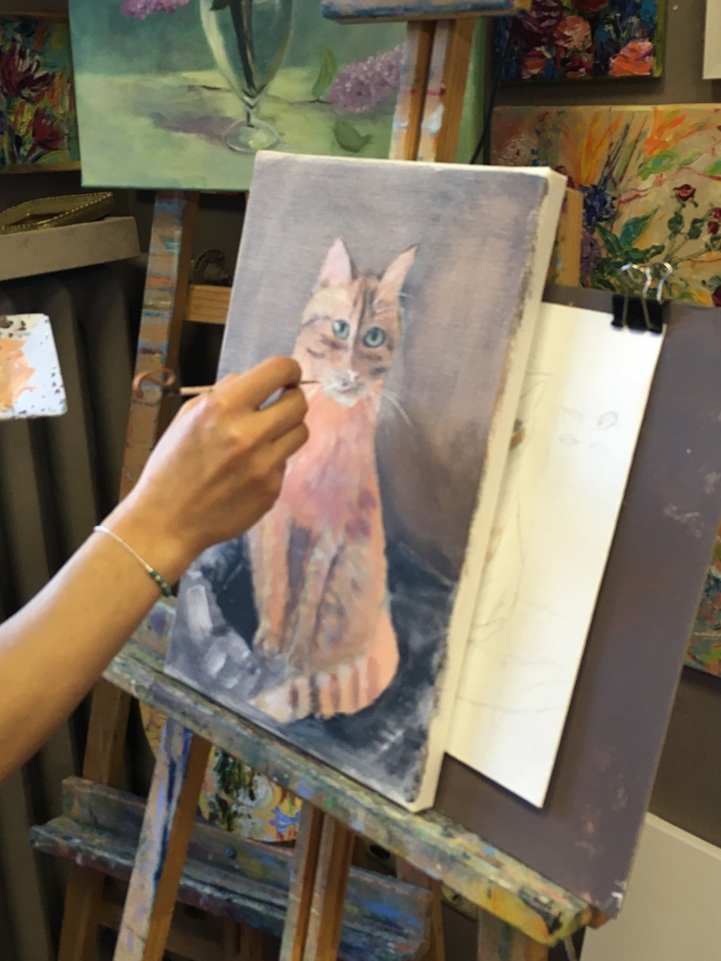 Gift card for painting in studio