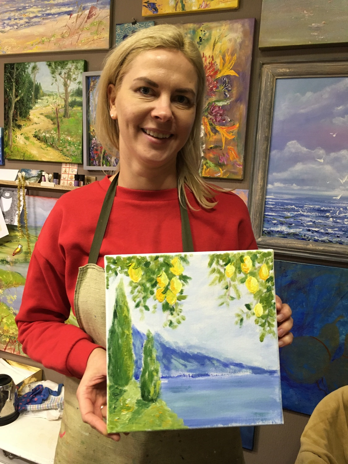 Gift card for painting in studio