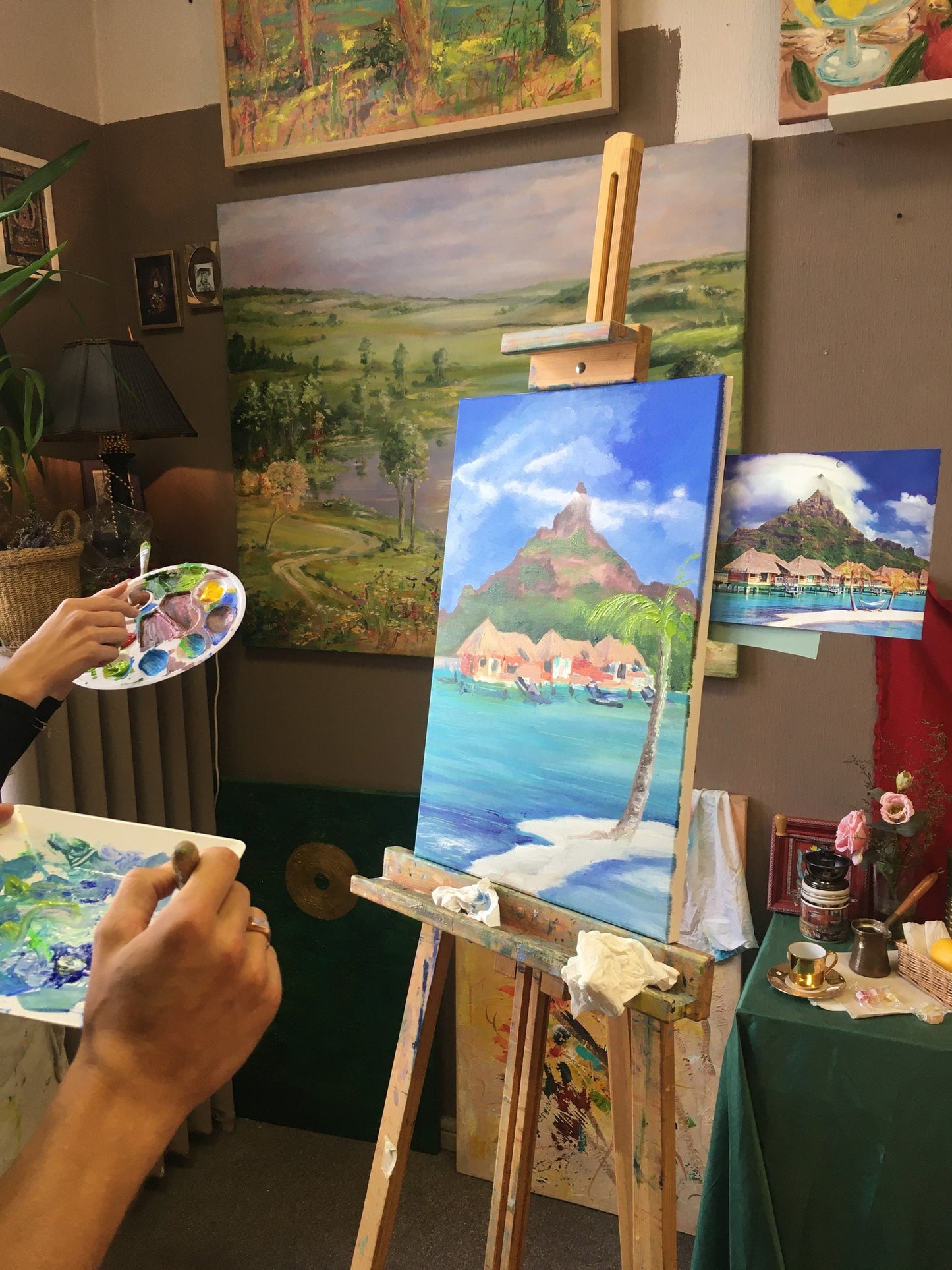 Gift card for painting in studio