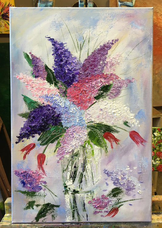 Flowers by order / 60x40cm / oil,canvas