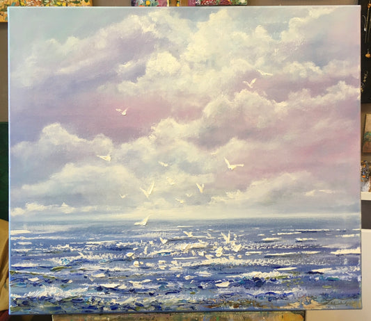 Baltic sea / 60x70cm / Oil, canvas