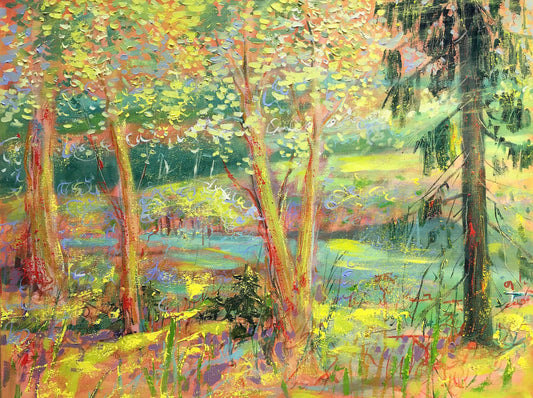 Forest landscape / 60x80cm / Oil, canvas
