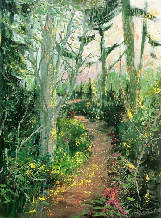 Forest landscape / 80x60cm / Oil, canvas