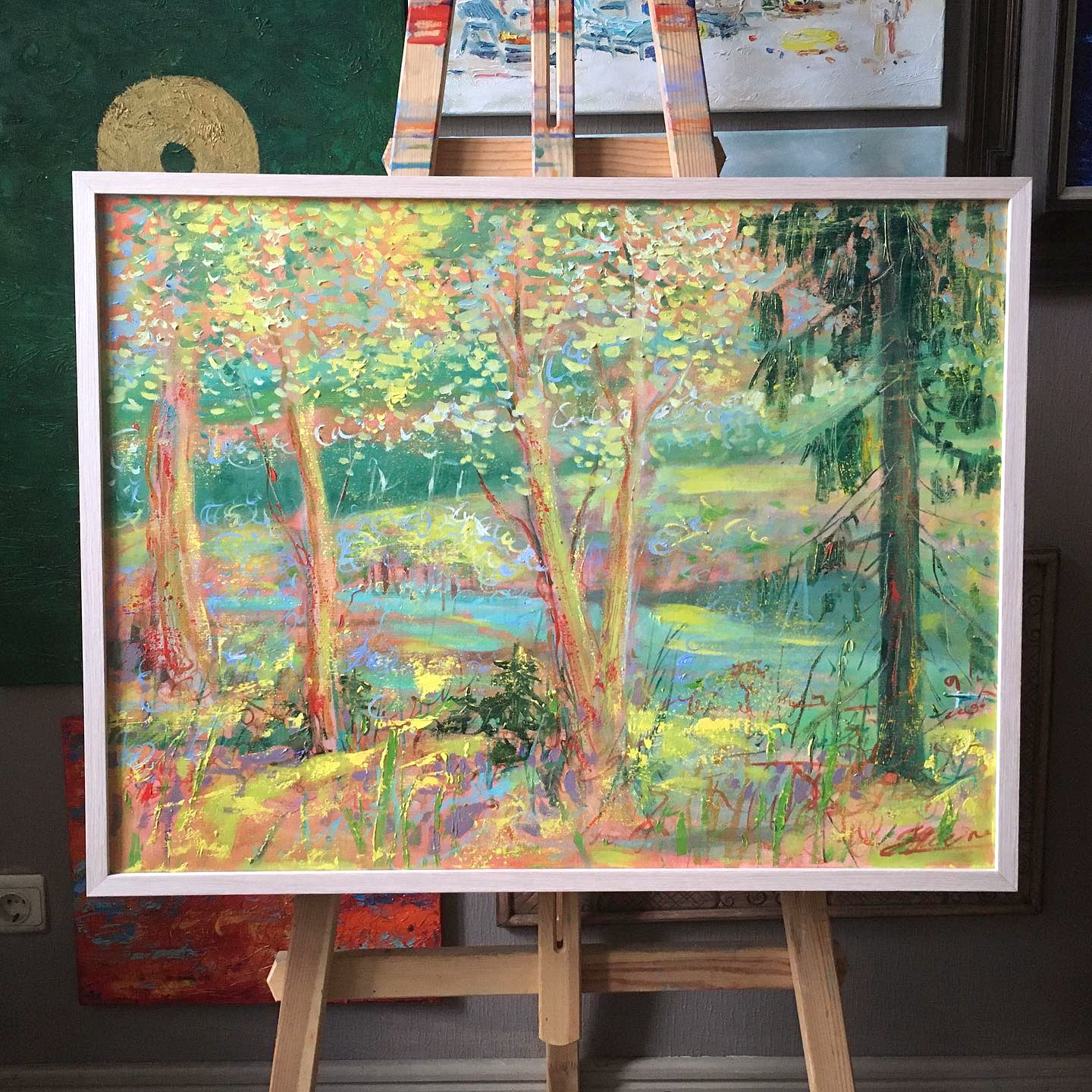 Forest landscape / 60x80cm / Oil, canvas